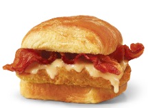 Wendys Breakfast Menu - Maple Bacon Chicken Croissant